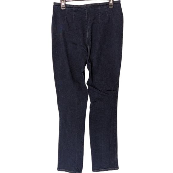 Vintage tailored fit dark wash denim jeans made in Canada - Picture 3 of 7